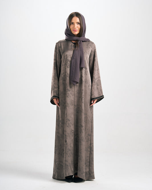 Qittan Jacquard Abaya - H0305