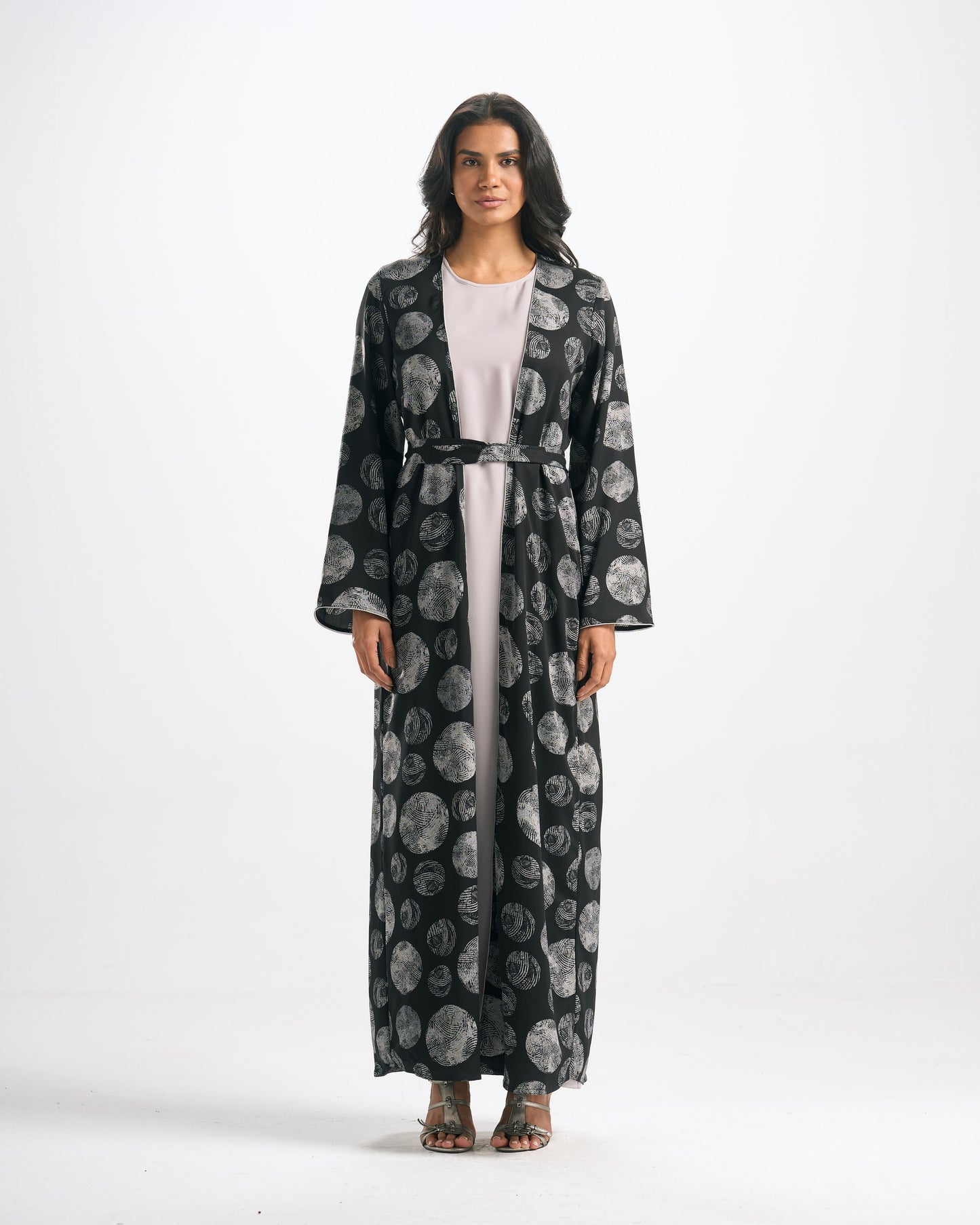 Silk Abaya Set - C0561
