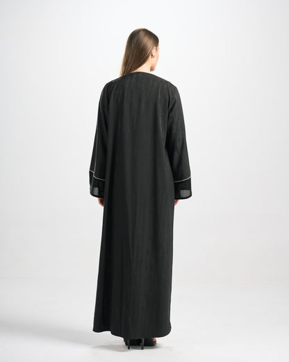 Qattan Jacquard Abaya
