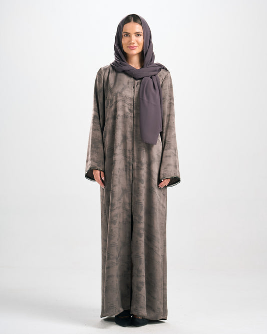 Qittan Jacquard Abaya - H0302