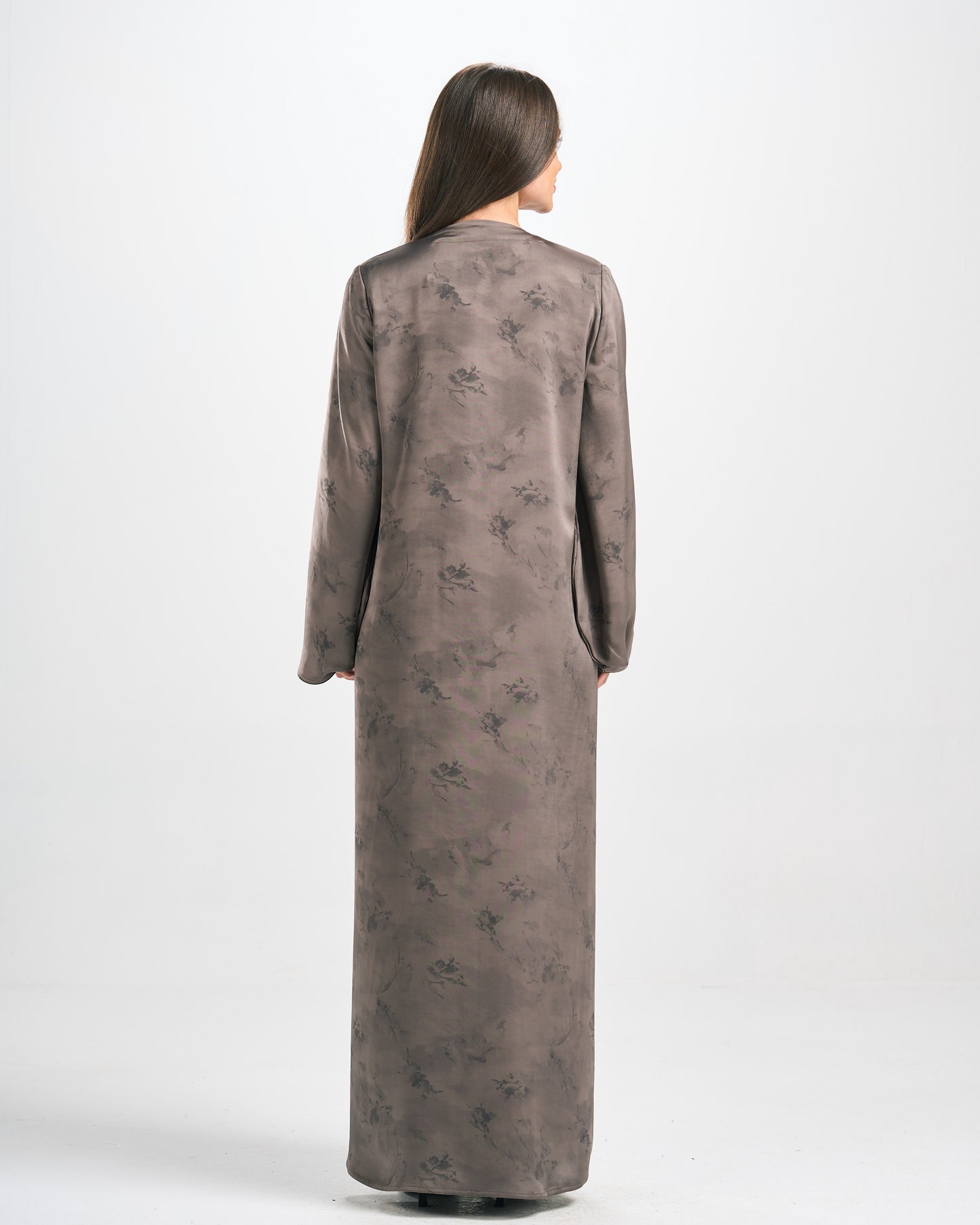 Qittan Jacquard Abaya - H0298