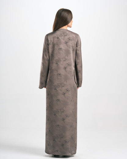 Qittan Jacquard Abaya - H0298