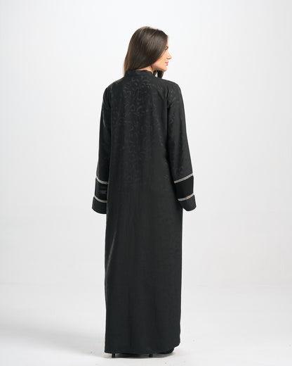 Qittan Jacquard Abaya - H0316