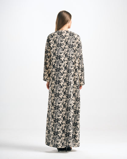 Silk Abaya Set - C0568