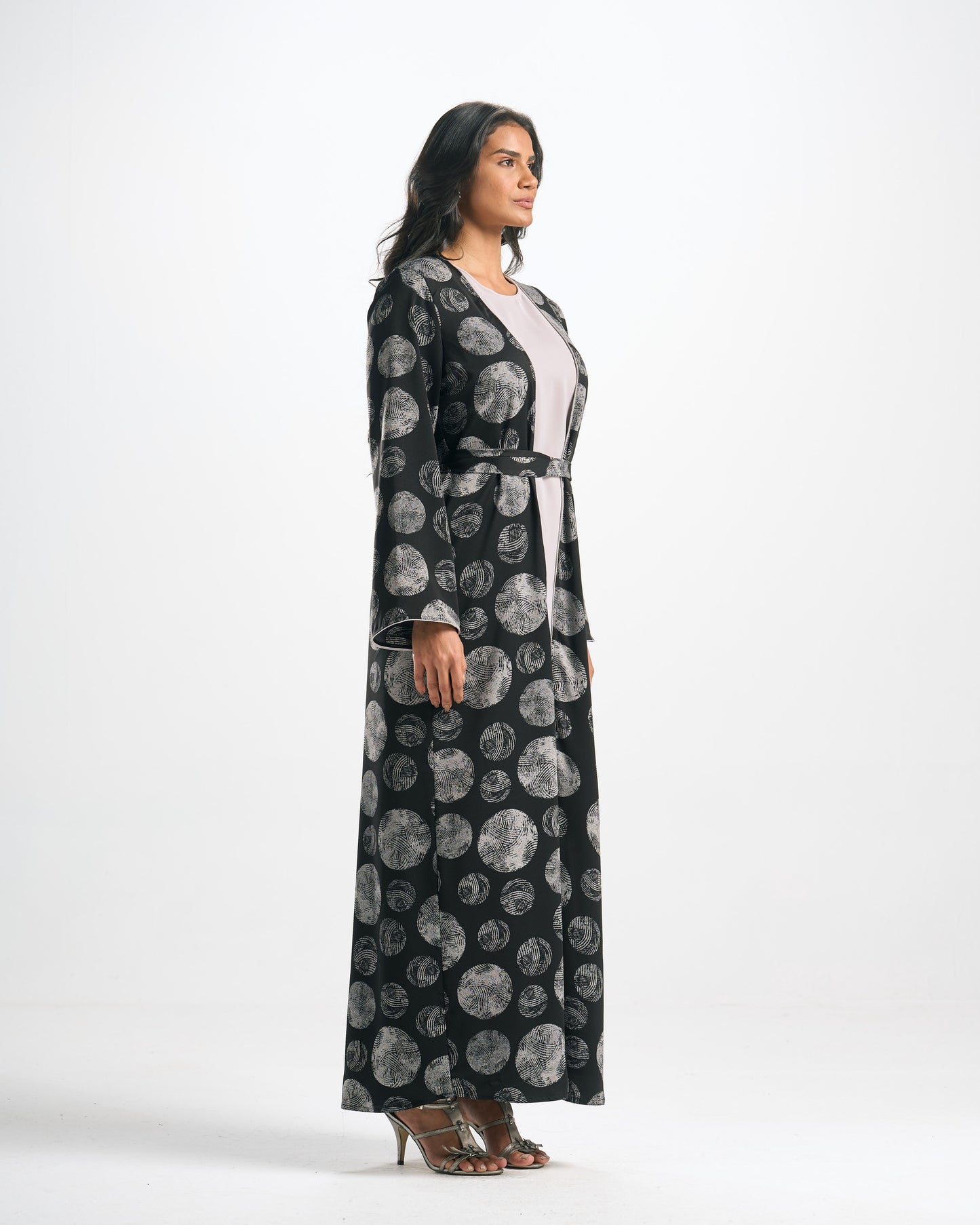Silk Abaya Set - C0561