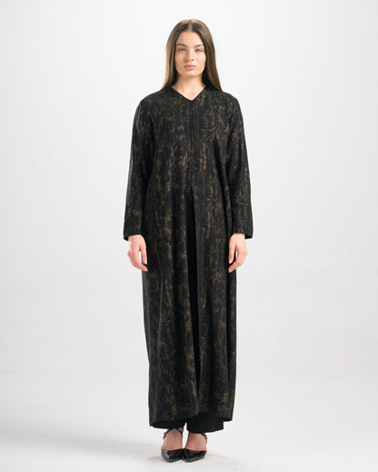 Qittan Jacquard Abaya - H0311