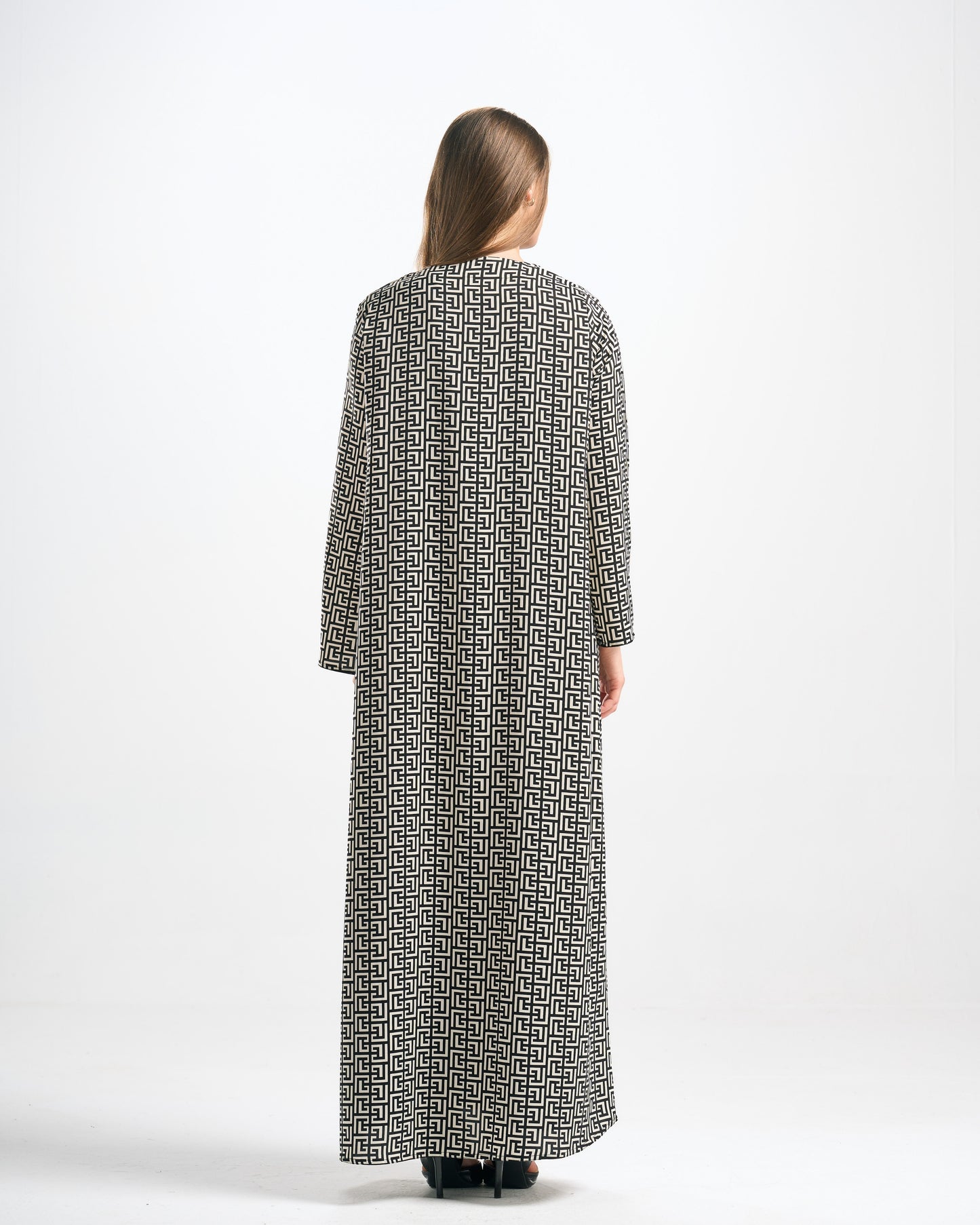 Silk Abaya Set - C0565