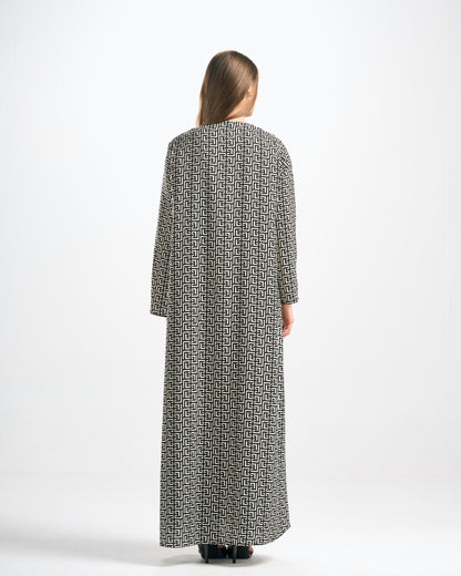 Silk Abaya Set - C0565