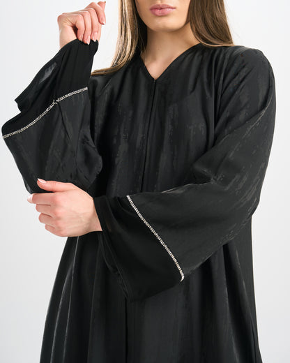 Qattan Jacquard Abaya