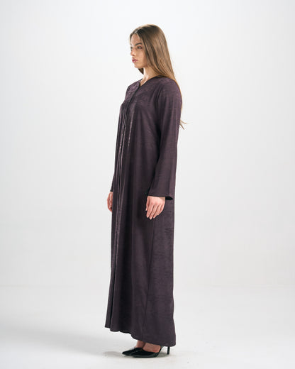 Qittan Jacquard Abaya - H0312