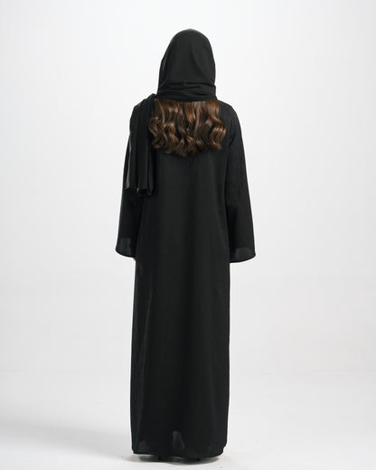 Qittan Jacquard Abaya - H0344