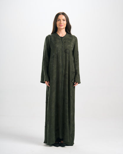 Qittan Jacquard Abaya - H0296