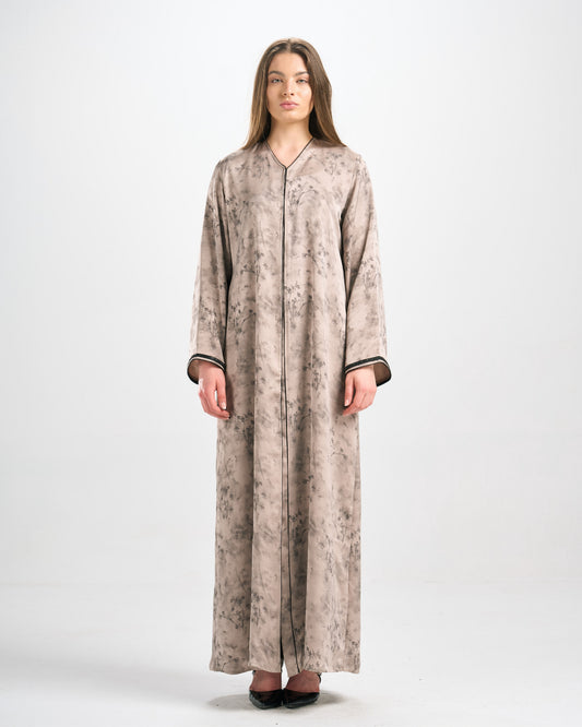 Qittan Jacquard Abaya - H0306