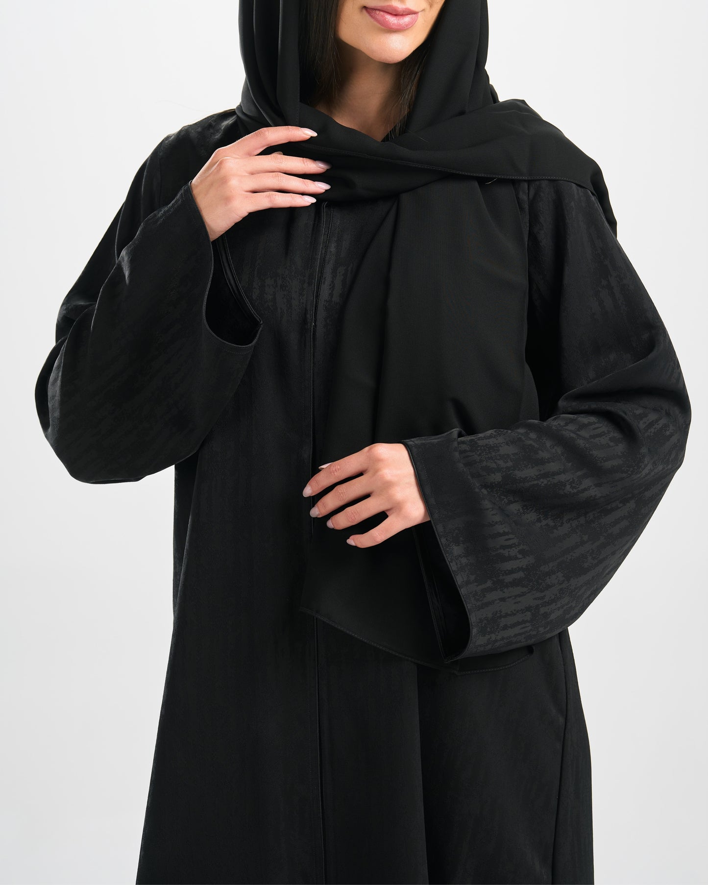 Qittan Jacquard Abaya - H0344