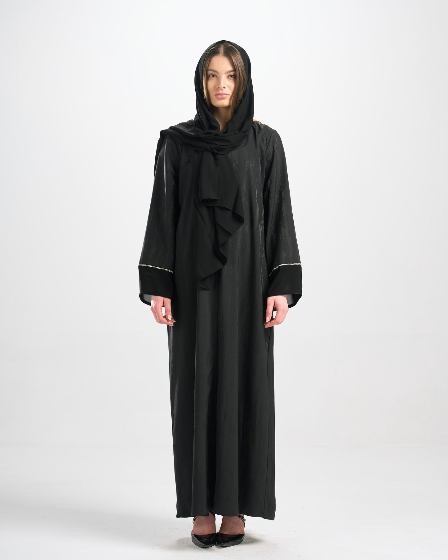 Qattan Jacquard Abaya