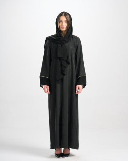 Qattan Jacquard Abaya