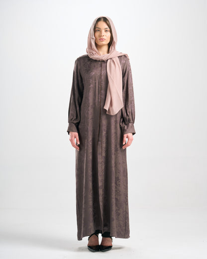 Qittan Jacquard Abaya - H0324