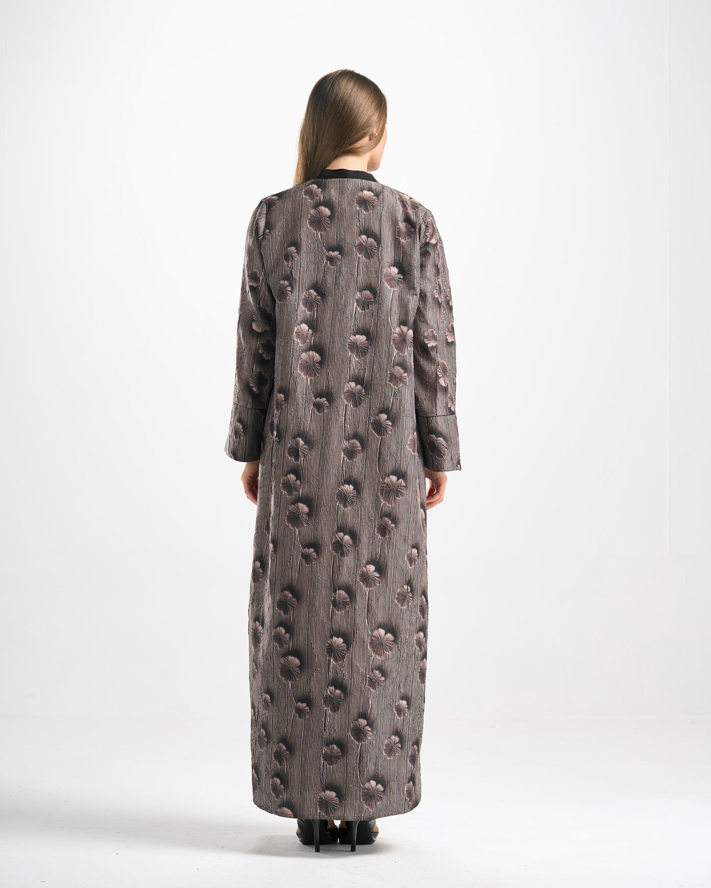 Silk Abaya Set - C0593