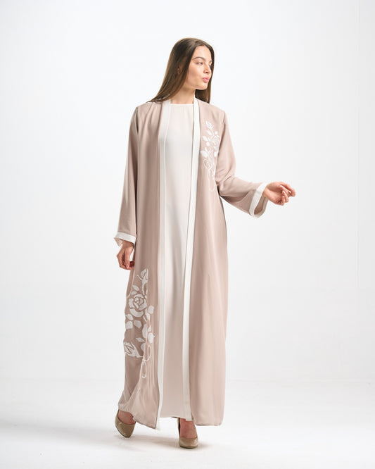 طقم عباية تطريز 