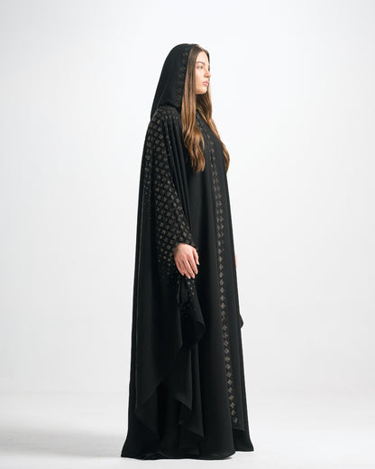 Soirée Abaya Gown Set - QG065