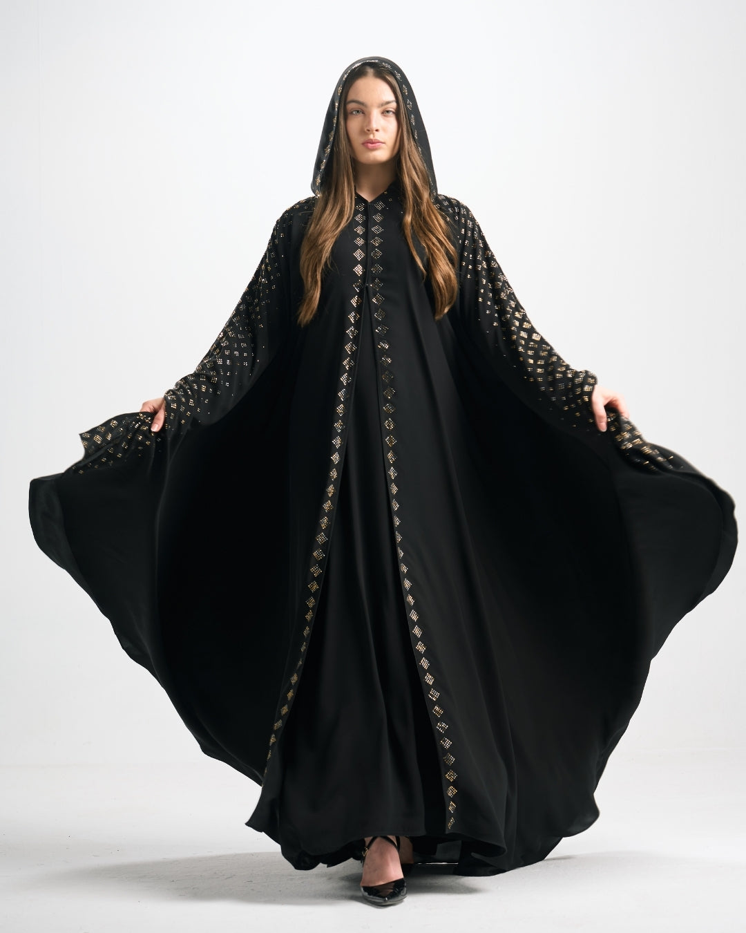 Soirée Abaya Gown Set - QG065