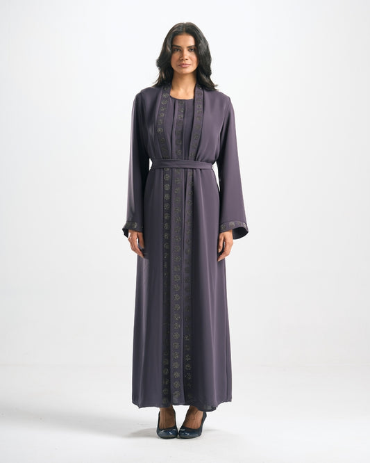 طقم عباية سهرة (٤ قطع)