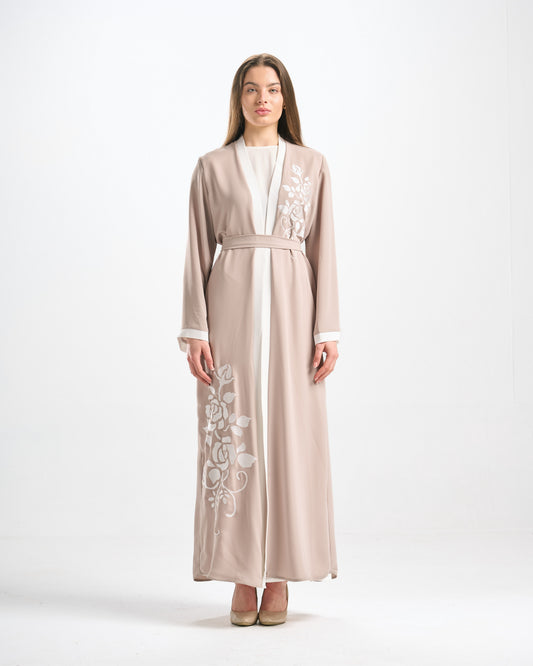 طقم عباية تطريز 