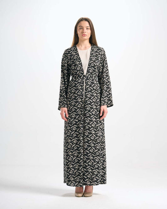 C0554 طقم عباية حرير 4 قطع