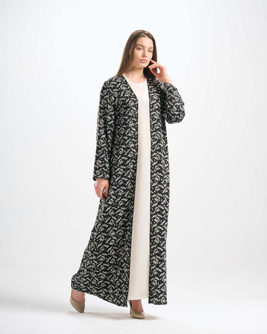 C0554 طقم عباية حرير 4 قطع