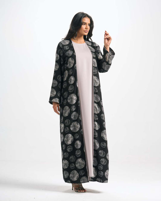 C0561 4-Piece Silk Abaya Set