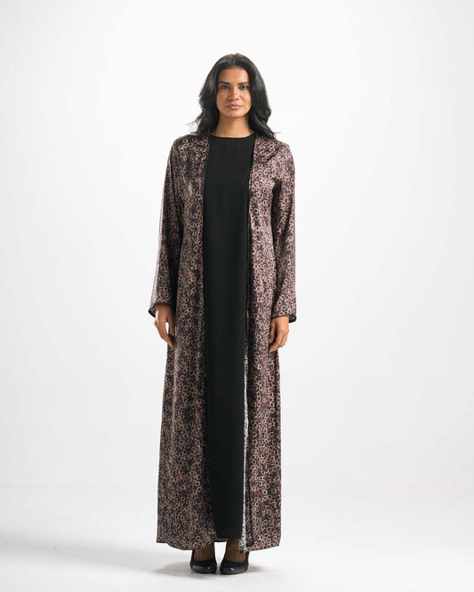 C0564 4-piece silk abaya set