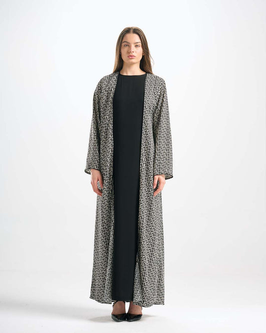 C0565 طقم عباية حرير 4 قطع