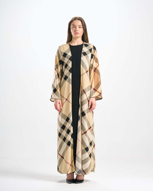 C0566 4-Piece Silk Abaya Set