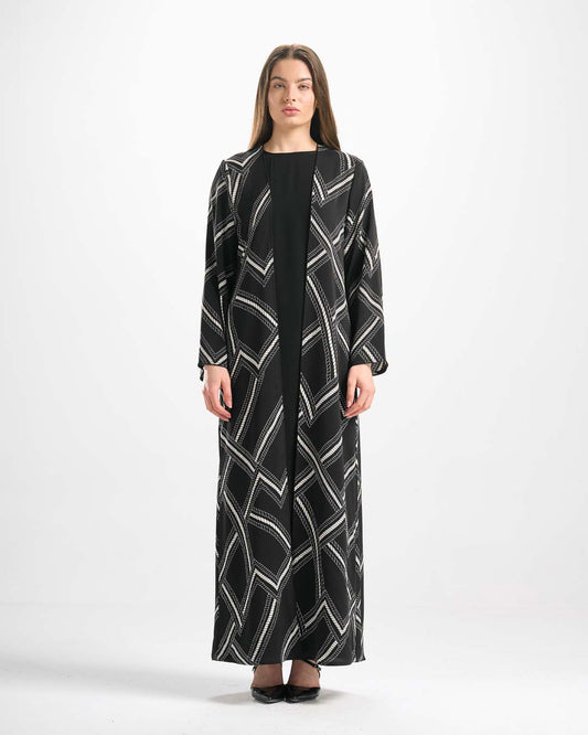 C0570 طقم عباية حرير 4 قطع