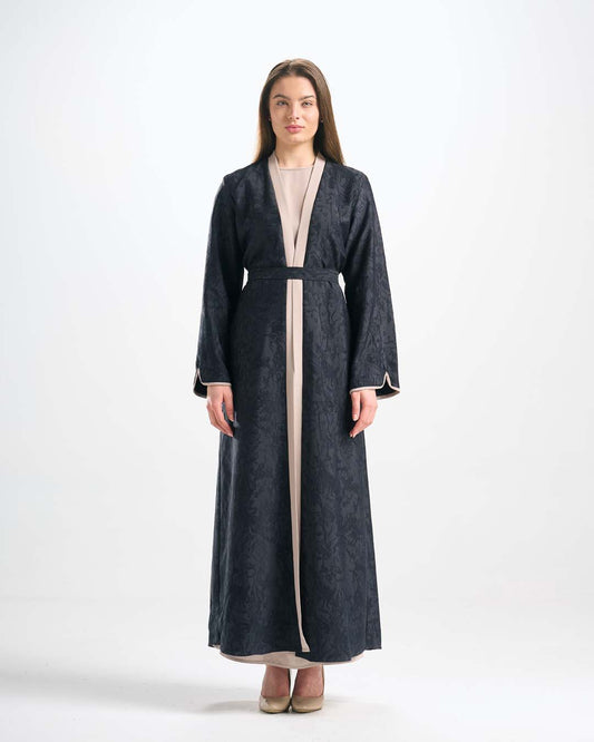 C0581 طقم عباية جاكار 4 قطع