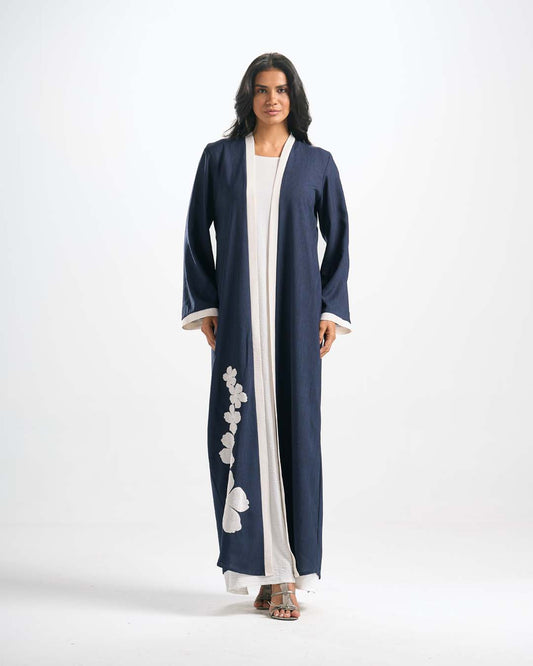 C0609 طقم عباية مطرز 4 قطع