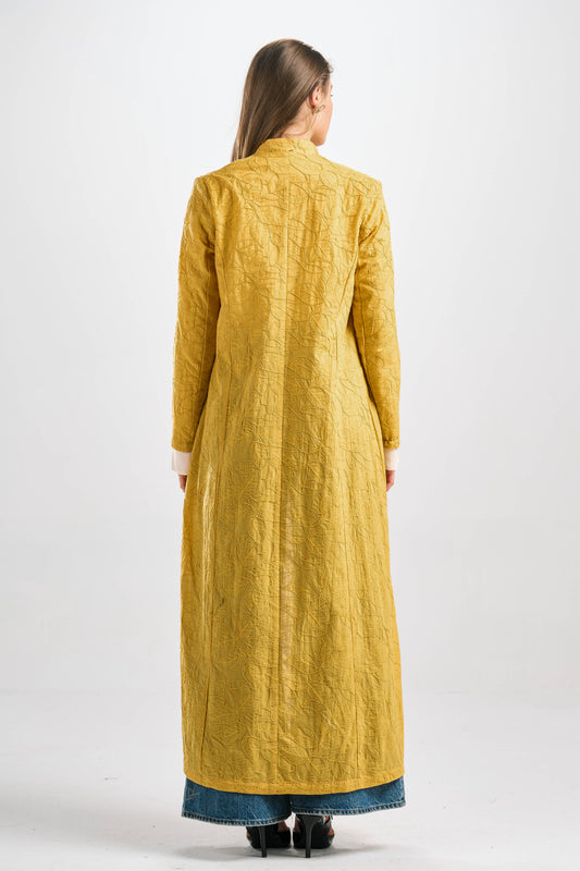 عباية كتان مطرز