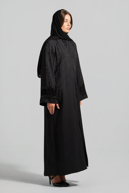 عباية جاكارد قِطان - H0322