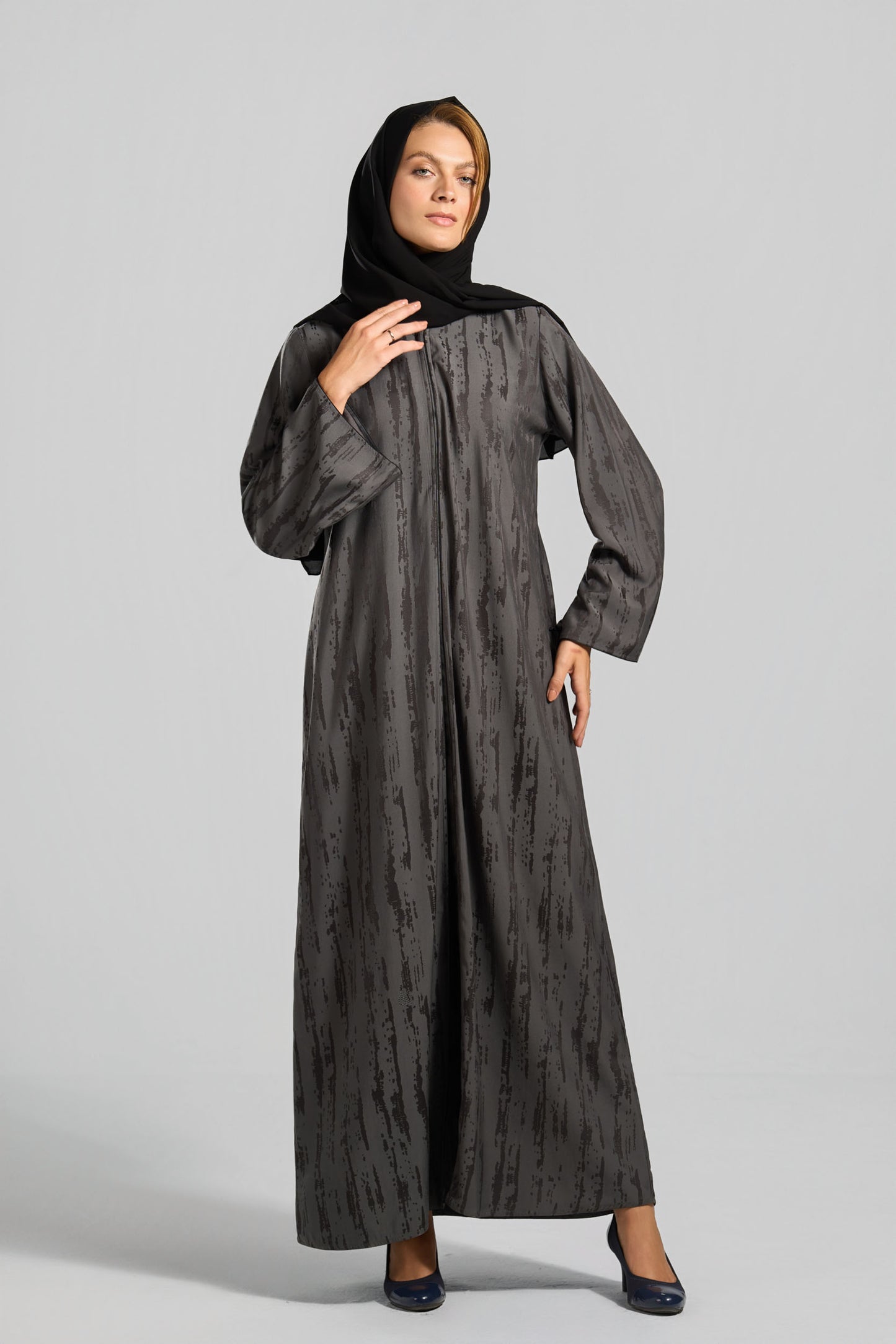 Qittan  Chiffon Abaya - LS444