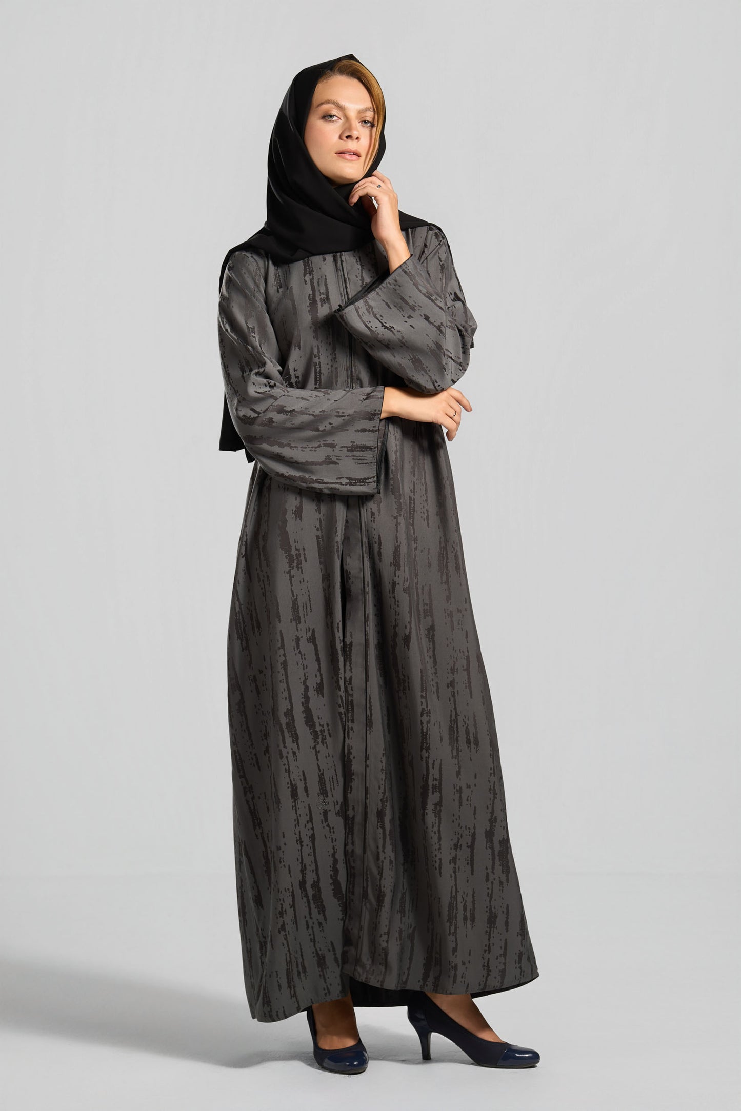 Qittan  Chiffon Abaya - LS444