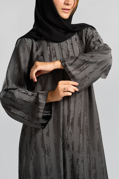 Qittan  Chiffon Abaya - LS444