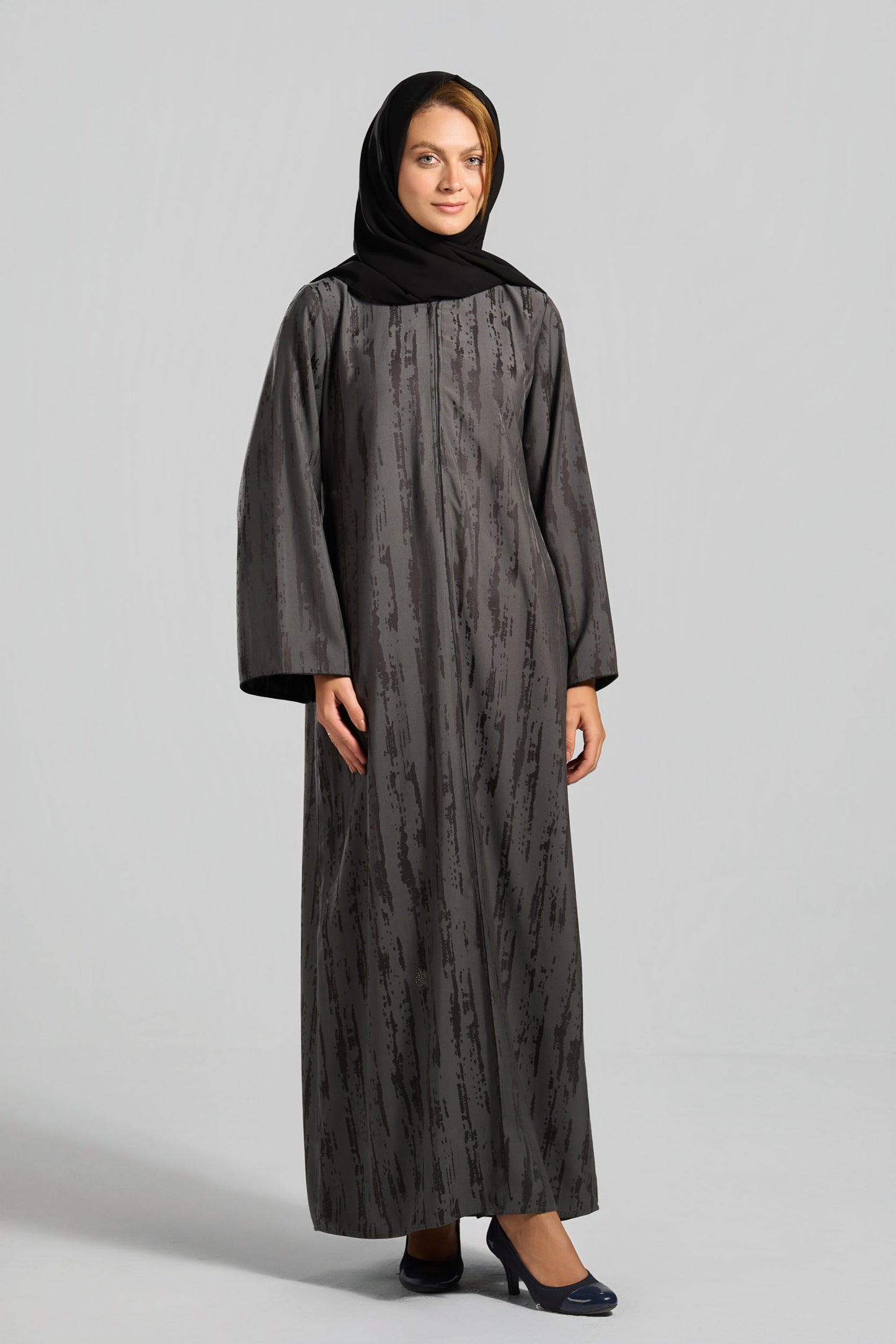 Qittan  Chiffon Abaya - LS444