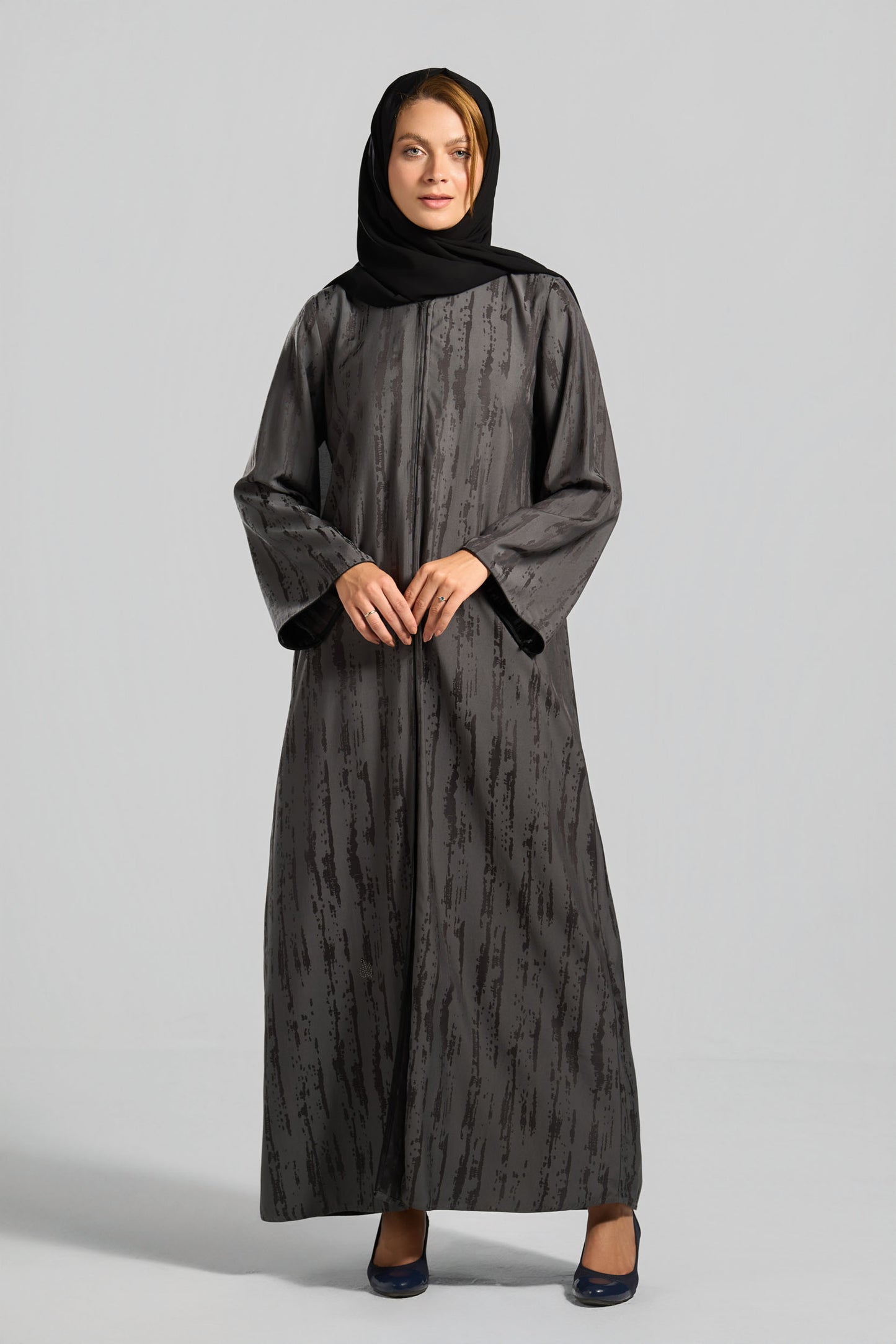 Qittan  Chiffon Abaya - LS444