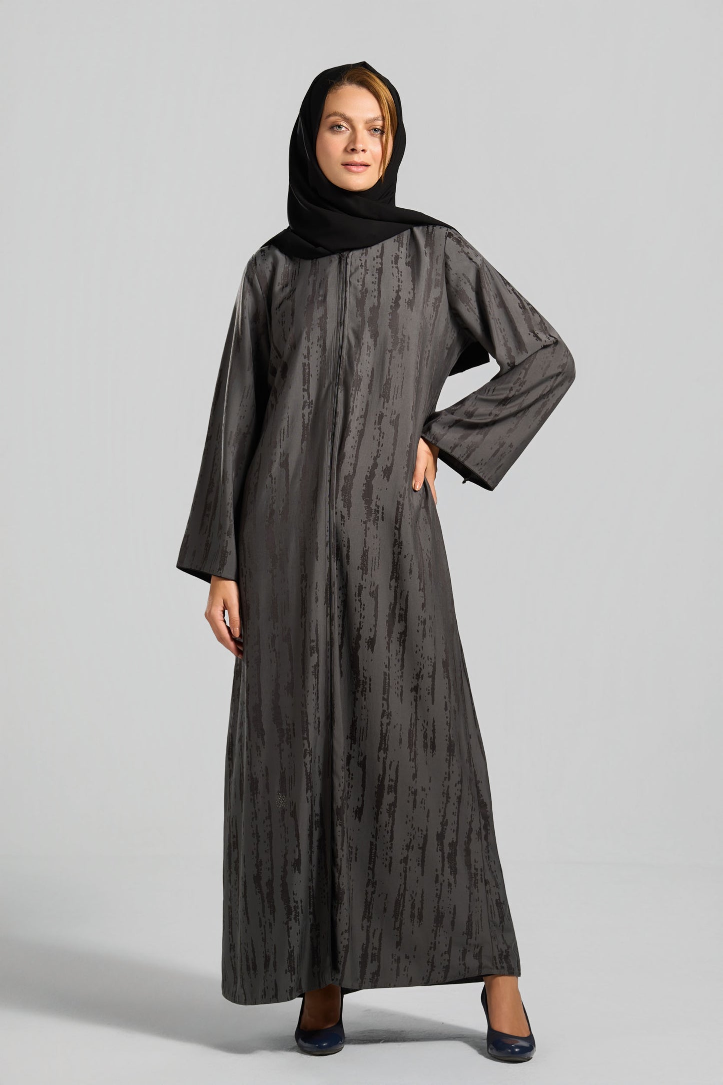 Qittan  Chiffon Abaya - LS444