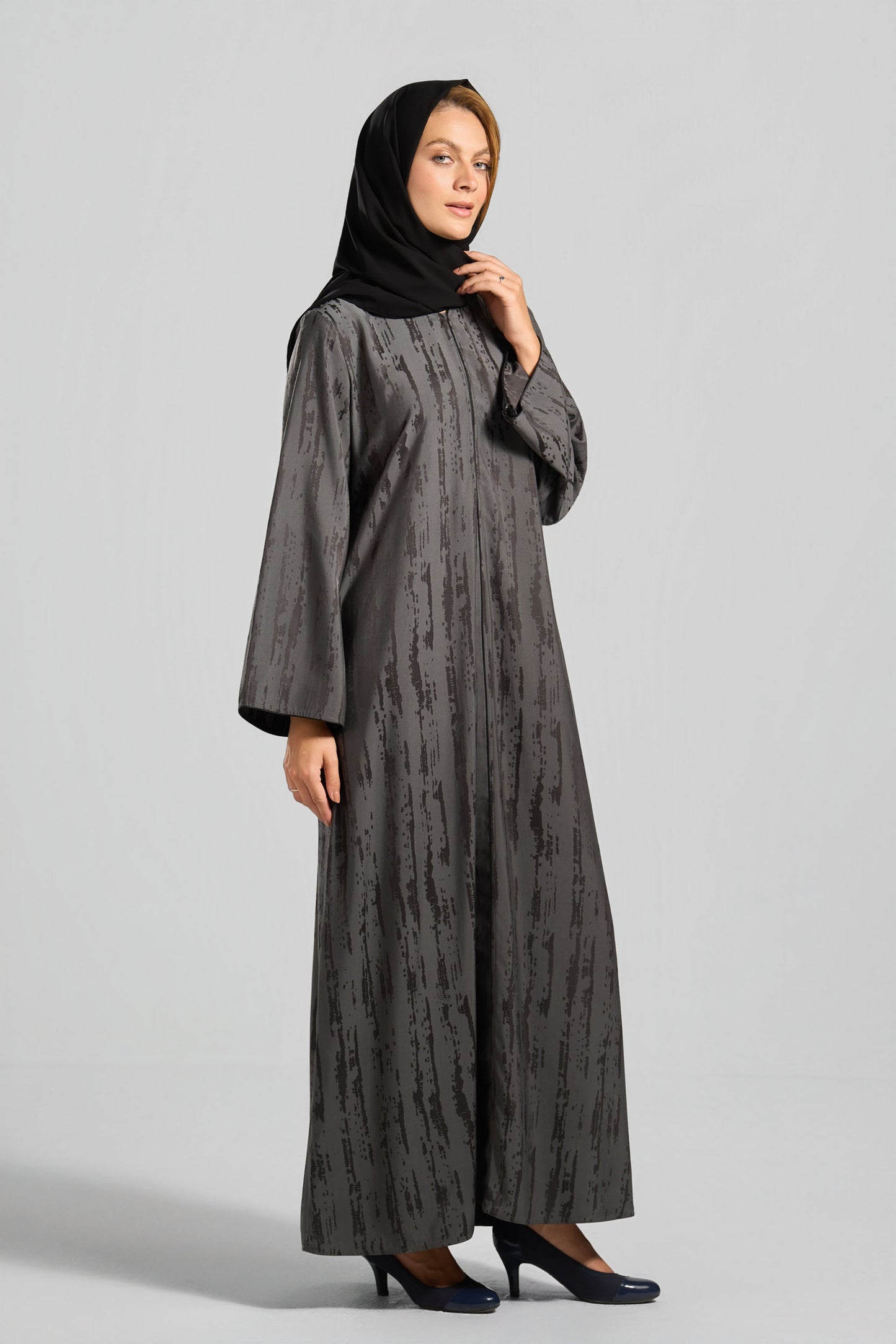Qittan  Chiffon Abaya - LS444