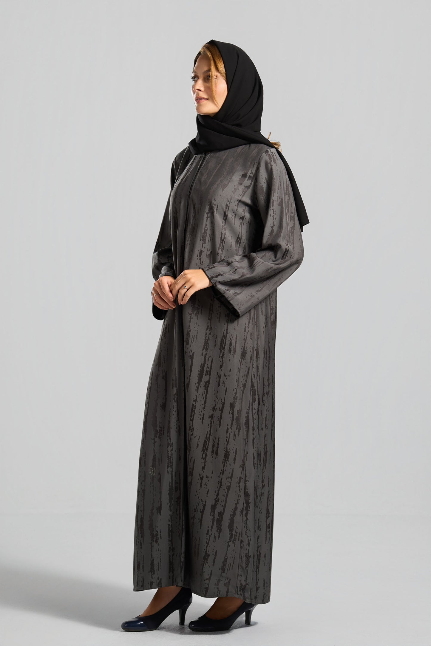 Qittan  Chiffon Abaya - LS444
