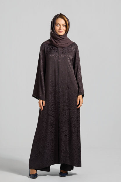 Qittan Jacquard Abaya - H0335