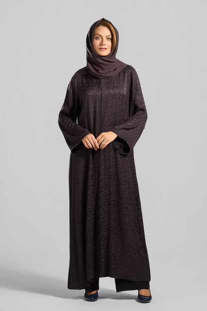 Qittan Jacquard Abaya - H0335