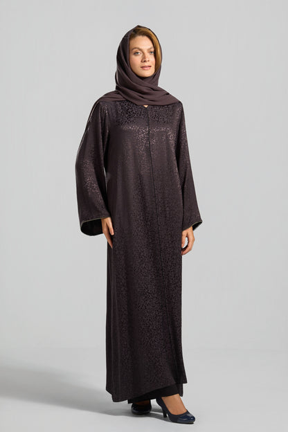 Qittan Jacquard Abaya - H0335