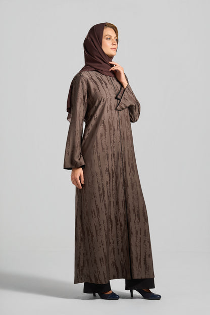 عباية جاكارد قِطان - H0322